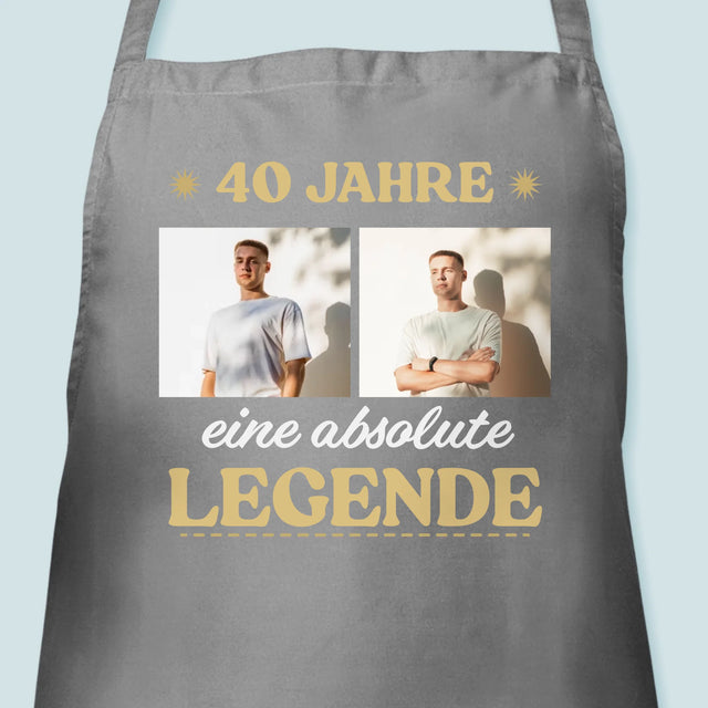 Fotocollage: 40 Jahre Lang Eine Legende - Schürze