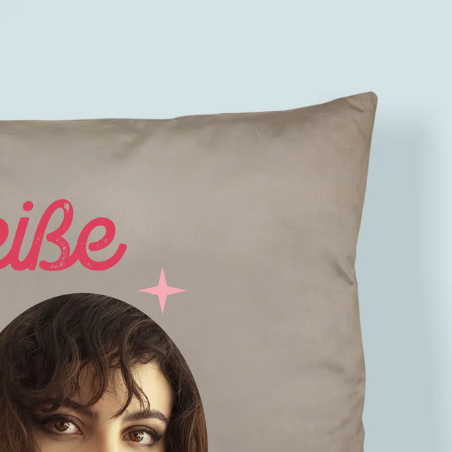 Foto Und Unterschrift: Heiße 40-Jährige  - Kissen