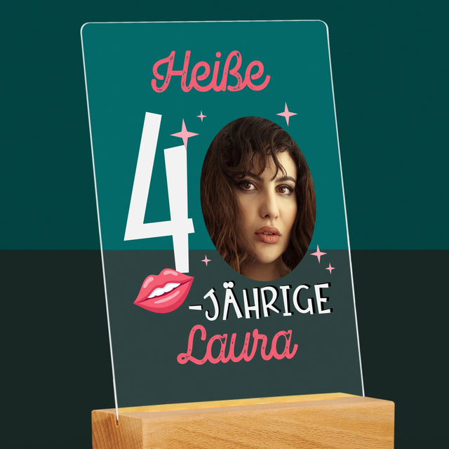 Foto Und Unterschrift: Heiße 40-Jährige  - Druck Auf Acrylglas