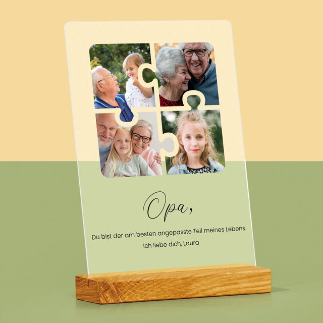 Fotocollage: Fotopuzzle Für Opa - Druck Auf Acrylglas