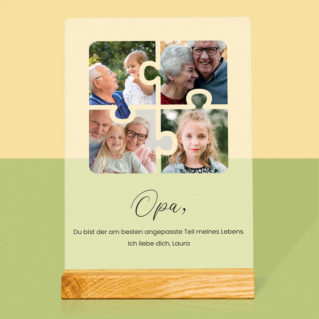 Fotocollage: Fotopuzzle Für Opa - Druck Auf Acrylglas