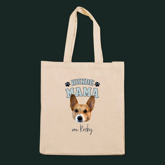 Dein Charakter: Hundemama – Bedruckte Canvastasche | DE