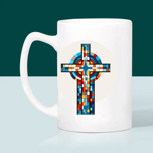 Name Und Unterschrift: Danksagung Kreuz - Tasse