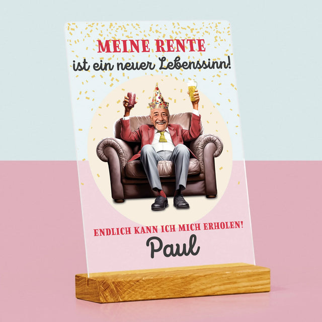 Ihr Avatar: Die Rente Ist Ein Neuer Lebenssinn - Druck Auf Acrylglas