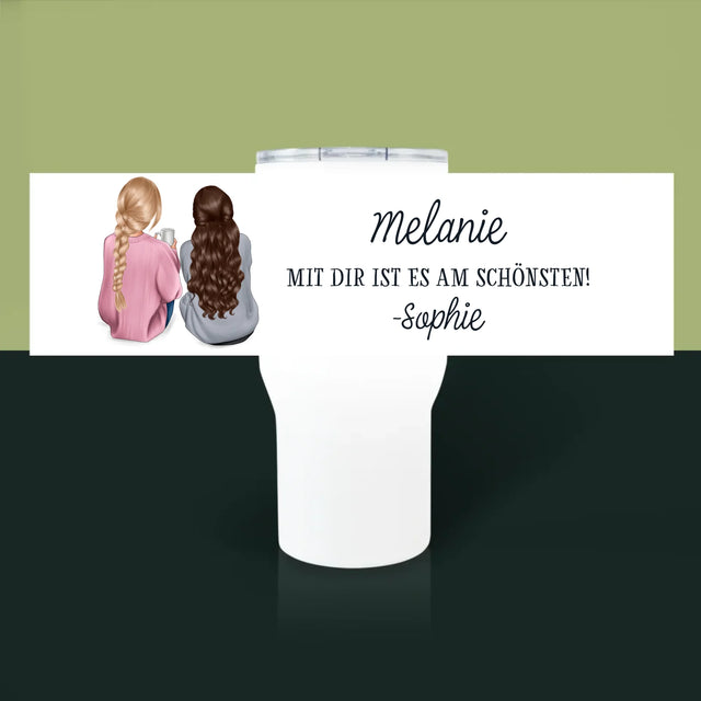 Avatar Creator: Freundinnen - Thermobecher Weiß