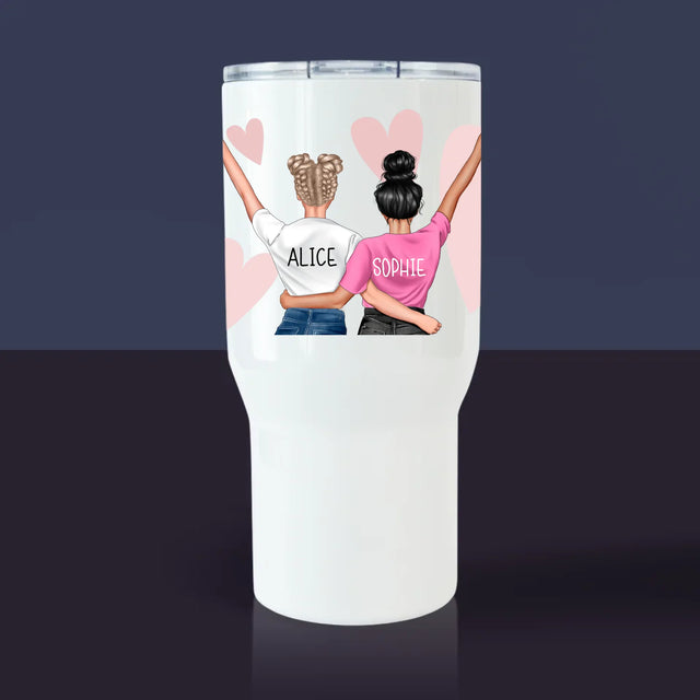 Avatar Creator: Beste Schwester Der Welt - Thermobecher Weiß