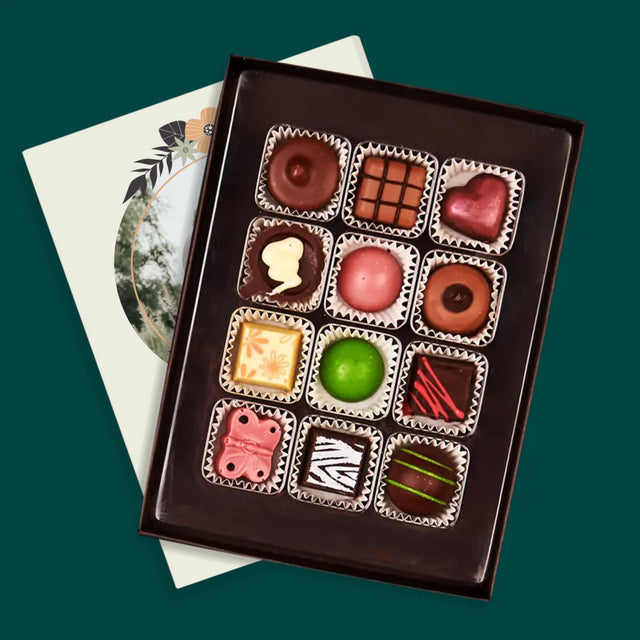 Foto Und Unterschrift: Verliebte - Pralinen