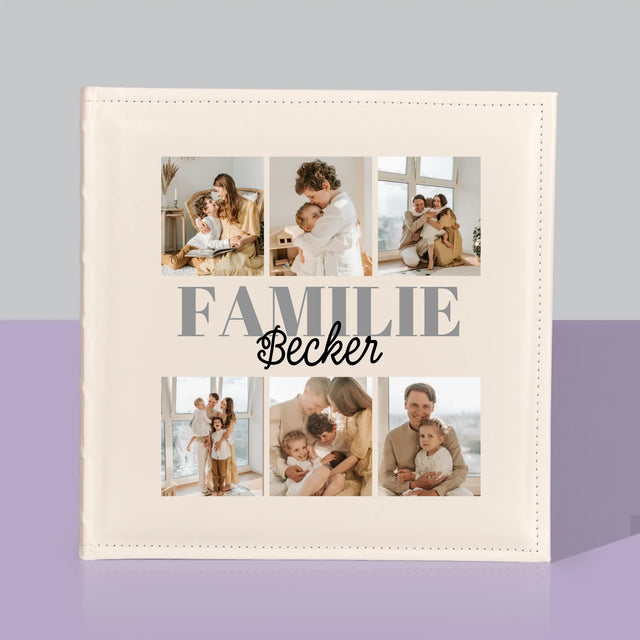 Fotocollage: Familienfotos - Fotoalbum