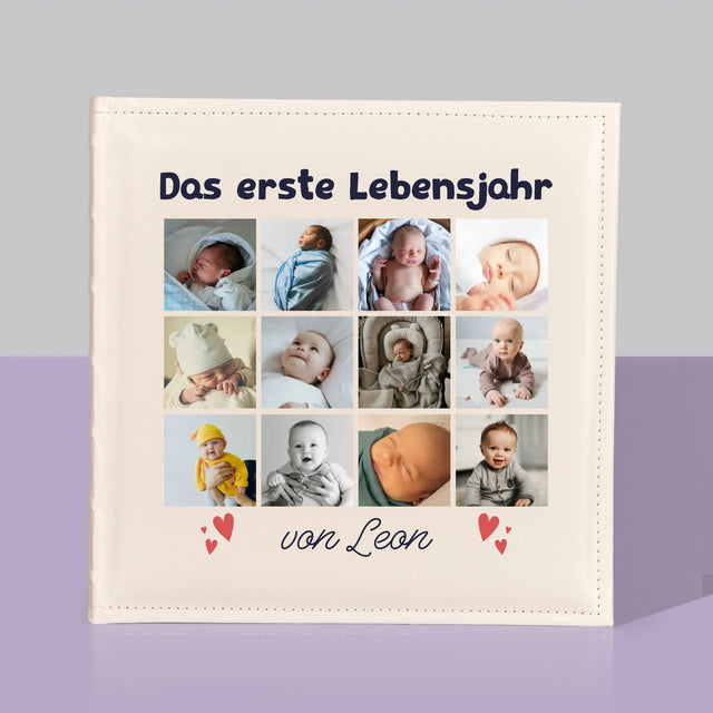 Fotocollage: Erstes Lebensjahr - Fotoalbum