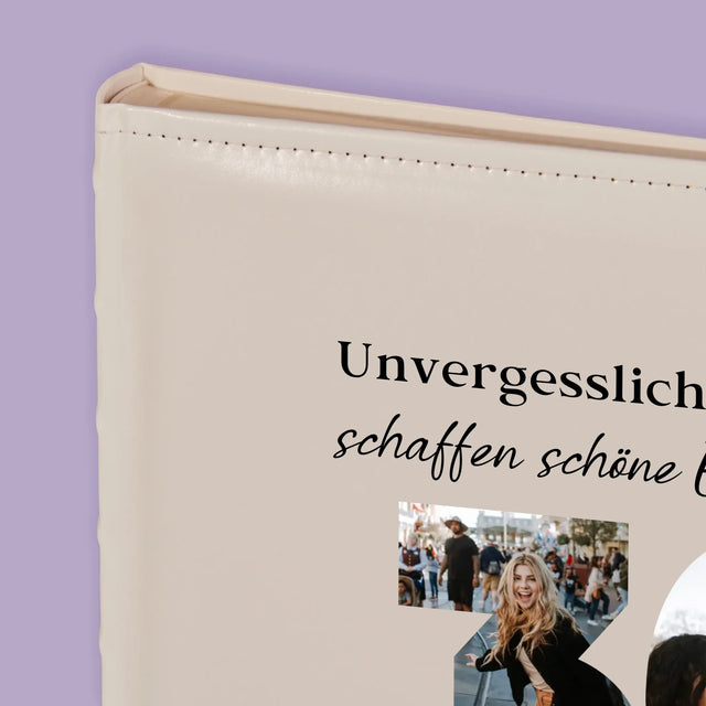 Buchstaben-Collage: 30. Geburtstag - Fotoalbum