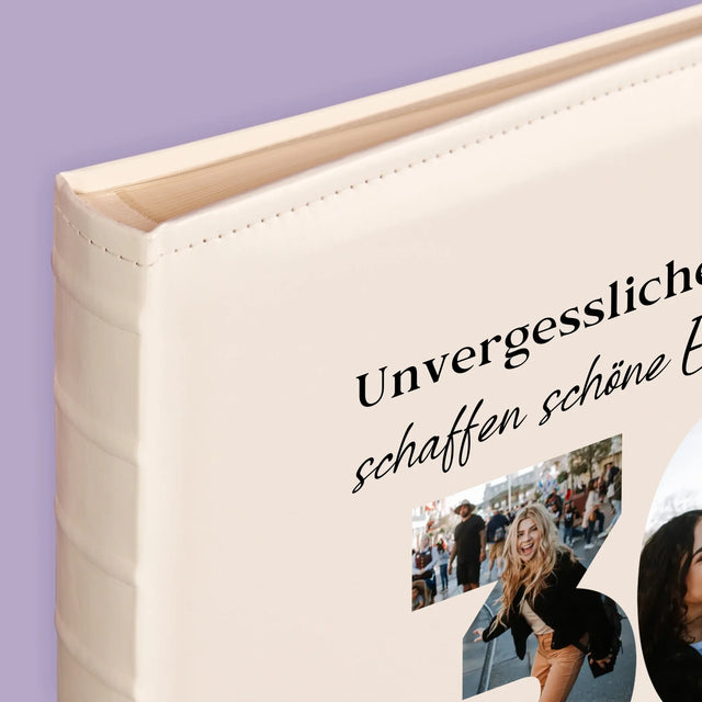 Buchstaben-Collage: 30. Geburtstag - Fotoalbum