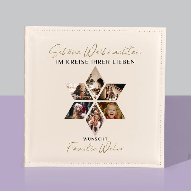 Fotocollage: Schöne Weihnachten Schneeflocke - Fotoalbum
