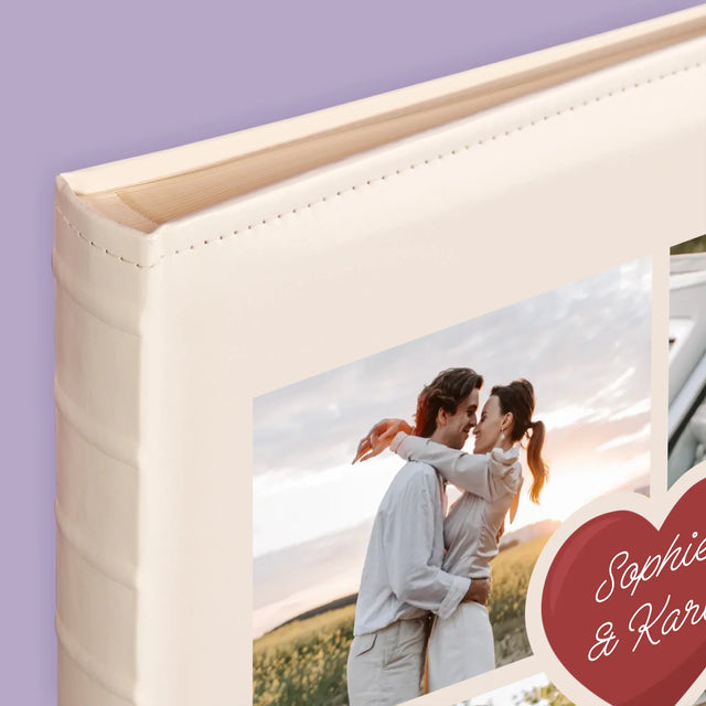 Fotocollage: Erster Hochzeitstag Herz - Fotoalbum