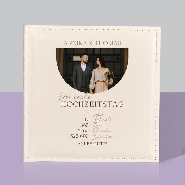 Foto Und Unterschrift: Erster Hochzeitstag - Fotoalbum