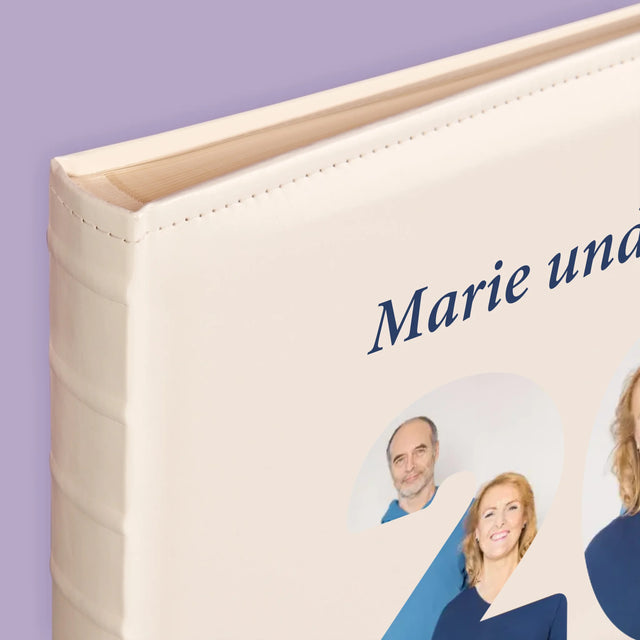 Buchstaben-Collage: 20 Jahre Zusammen - Fotoalbum