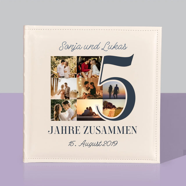 Fotocollage: 5 Jahre Zusammen - Fotoalbum