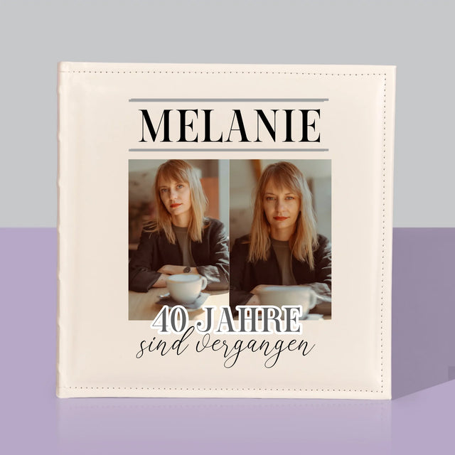Fotocollage: 40 Jahre Vergangen - Fotoalbum