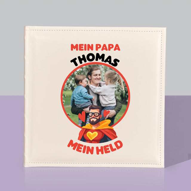 Foto Und Unterschrift: Papa, Mein Held - Fotoalbum