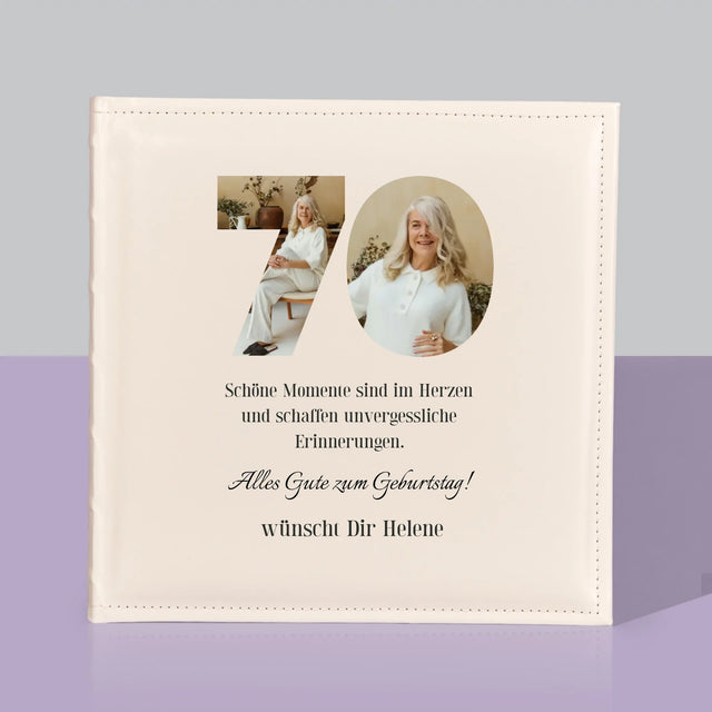 Buchstaben-Collage: 70 Jahre Alt - Fotoalbum