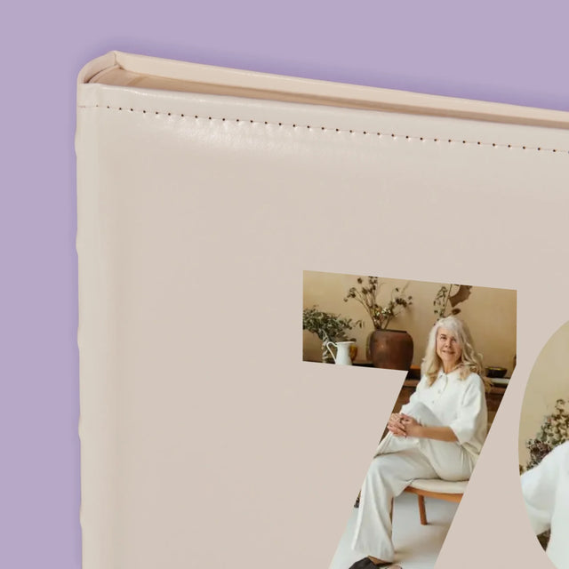 Buchstaben-Collage: 70 Jahre Alt - Fotoalbum