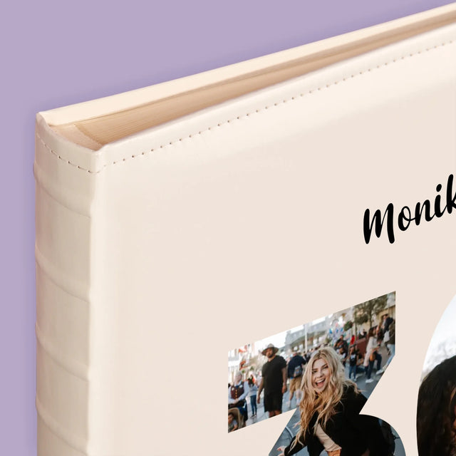 Buchstaben-Collage: 30. Geburtstag - Fotoalbum