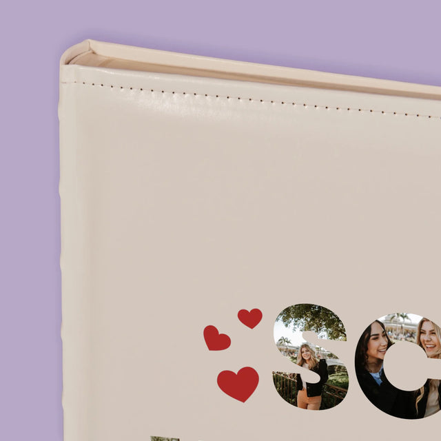 Buchstaben-Collage: Schwester - Fotoalbum