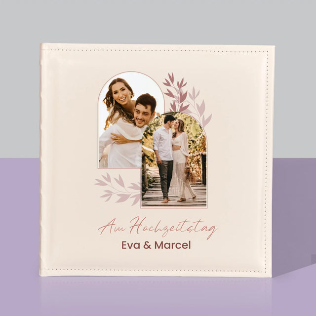 Fotocollage: Am Hochzeitstag - Fotoalbum