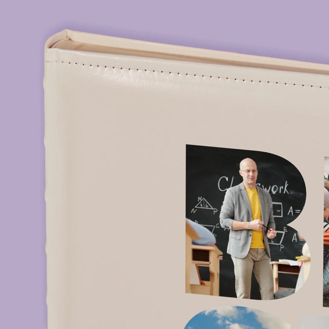 Buchstaben-Collage: Best Teacher Elemente - Fotoalbum