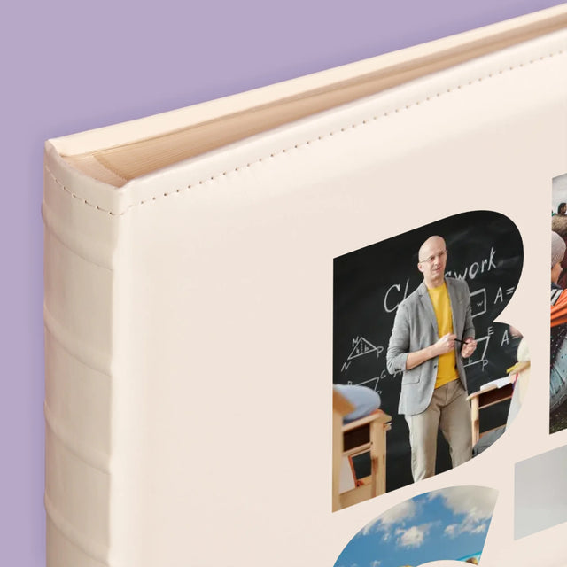 Buchstaben-Collage: Best Teacher Elemente - Fotoalbum