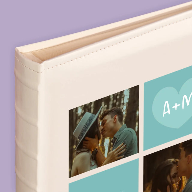 Fotocollage: Ich Liebe Dich Initialen - Fotoalbum