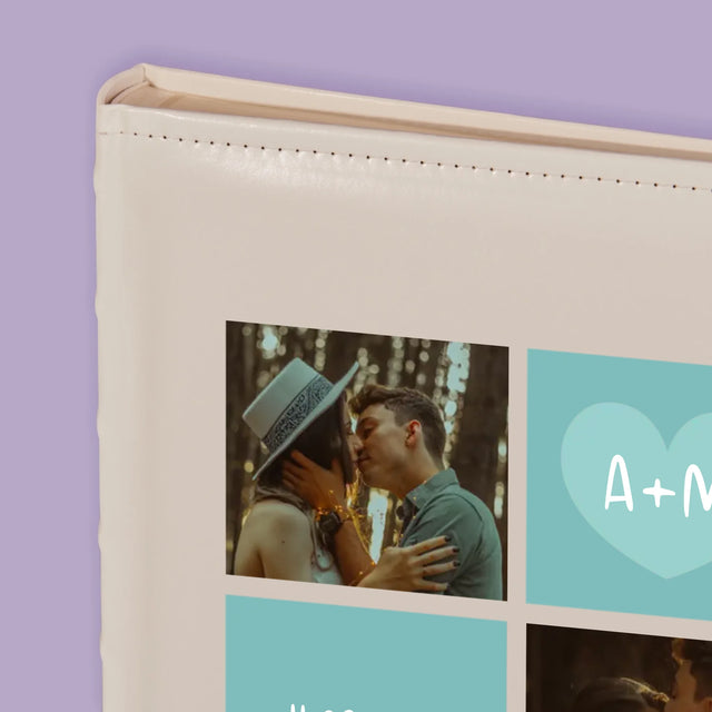 Fotocollage: Ich Liebe Dich Initialen - Fotoalbum