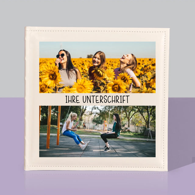 Fotocollage: 2 Fotos Und Unterschrift - Fotoalbum