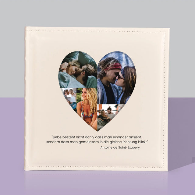 Fotocollage: Fotos Im Herzen - Fotoalbum