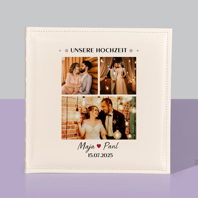Fotocollage: Unsere Hochzeit - Fotoalbum