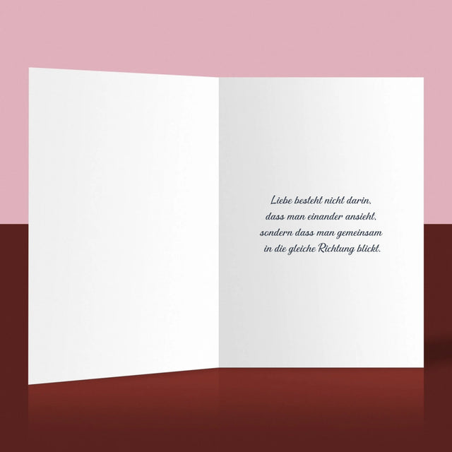 Buchstaben-Collage: 10. Hochzeitstag - Glückwunschkarte