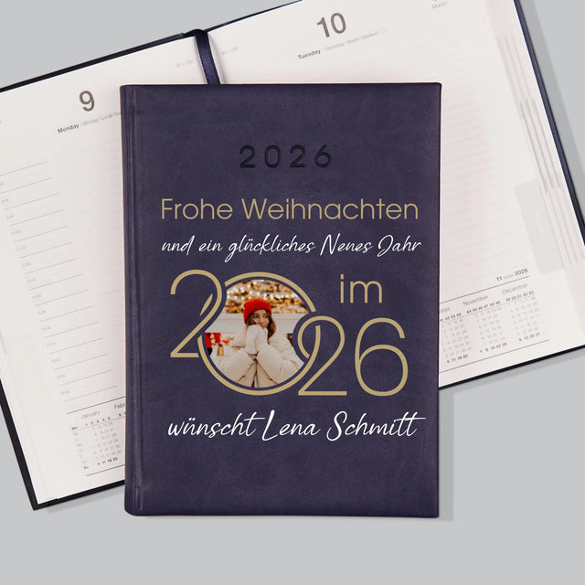 Fotocollage: Ein Glückliches Neues Jahr - Buchkalender