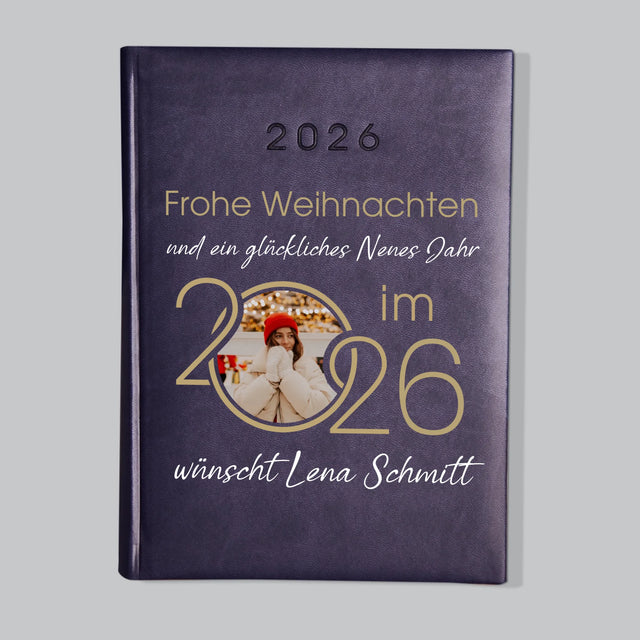 Fotocollage: Ein Glückliches Neues Jahr - Buchkalender