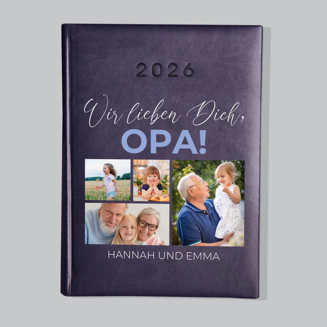 Fotocollage: Wir Lieben Dich, Opa! - Buchkalender