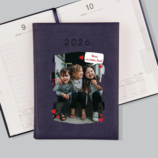 Foto Und Unterschrift: Oma, Wir Lieben Dich - Buchkalender