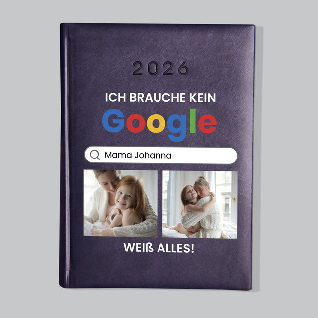 Fotocollage: Ich Brauche Kein Google - Buchkalender