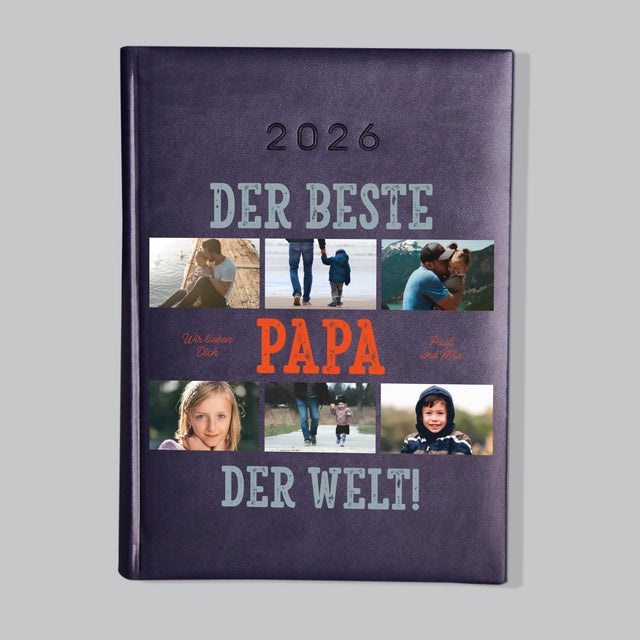 Fotocollage: Bester Papa Der Welt Fotos - Buchkalender