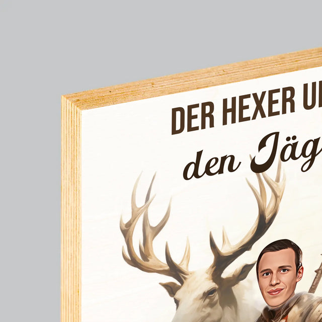Ihr Avatar: Der Hexer Unter Den Jägern - Druck Auf Holz