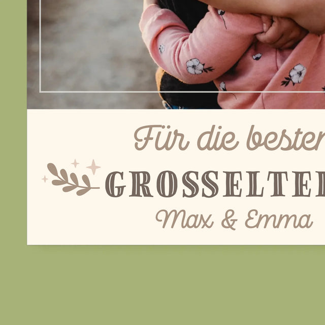 Foto Und Unterschrift: Für Die Besten Großeltern - Wandkalender