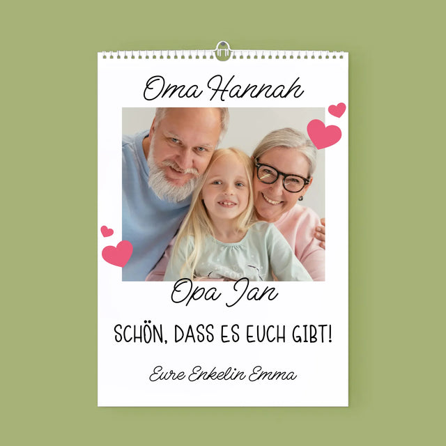 Foto Und Unterschrift: Schön, Dass Es Euch Gibt - Wandkalender