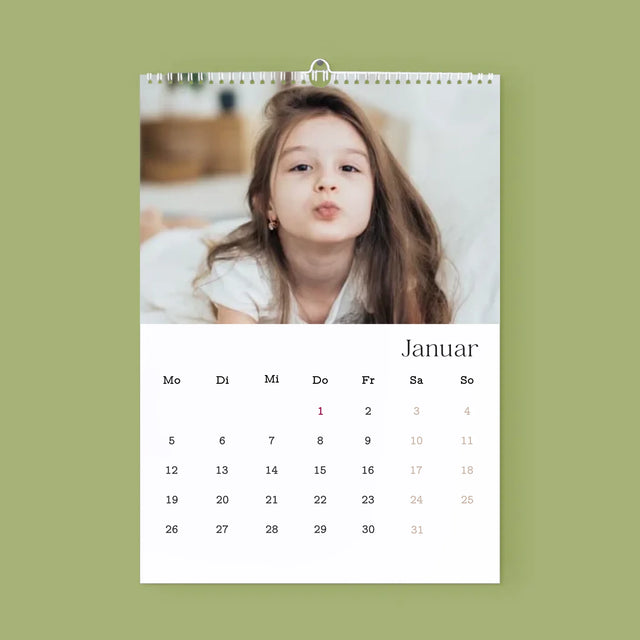 Form-Collage: Weihnachtsbaum Weihnachten - Wandkalender