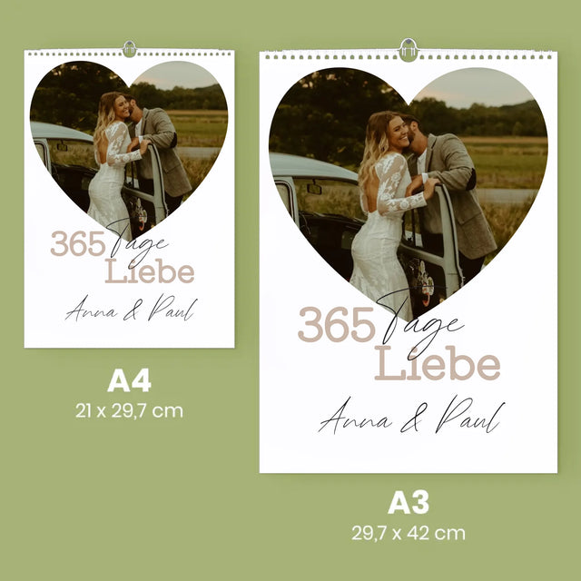 Foto Und Unterschrift: 365 Tage Der Liebe - Wandkalender