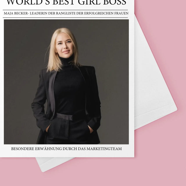 Magazin-Cover: Die Beste Chefin Der Welt647963  - Glückwunschkarte