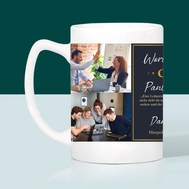 Fotocollage: Der Beste Ceo Der Welt - Tasse