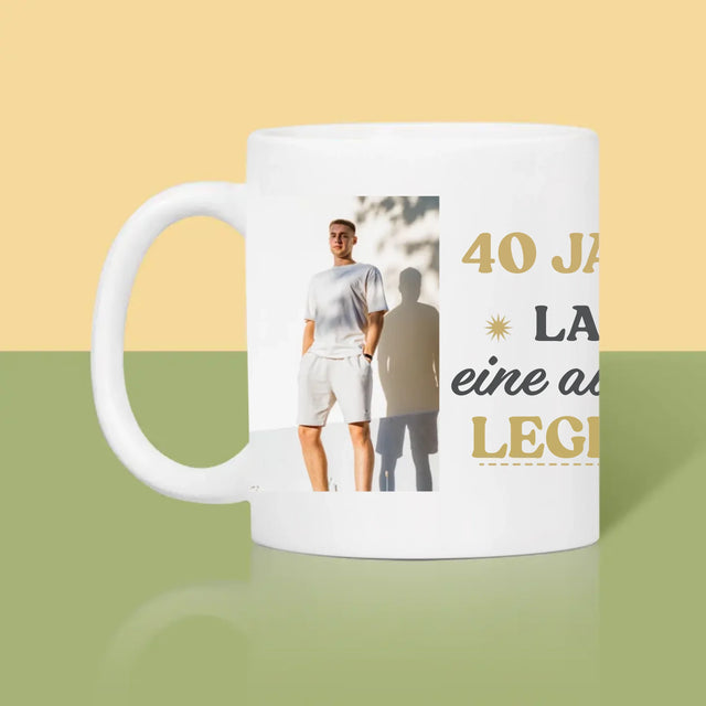 Fotocollage: 40 Jahre Lang Eine Legende - Tasse