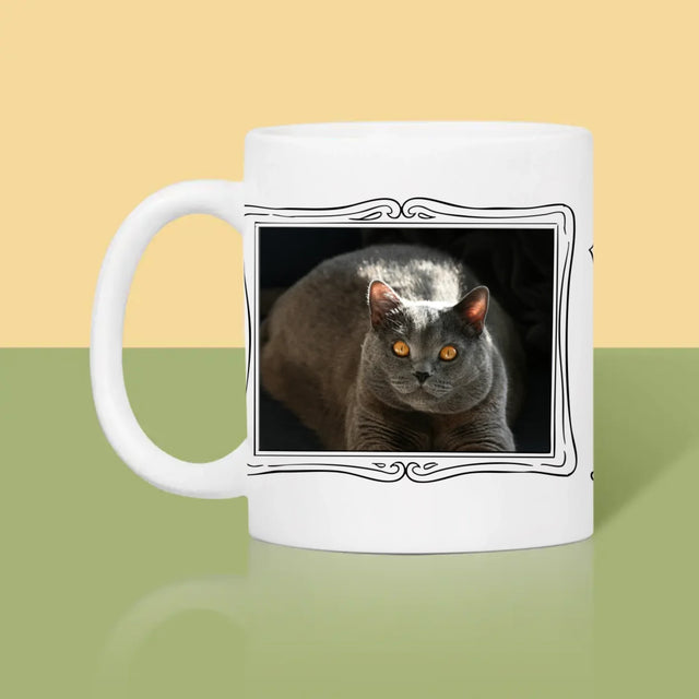 Fotocollage: Fotowand Mit Haustier - Tasse